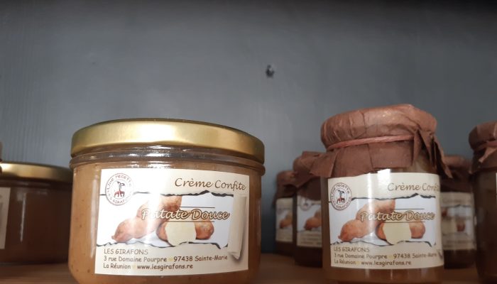 Crème de patate douce confite