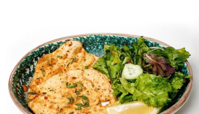 Escalopes de poulet fermier marinées