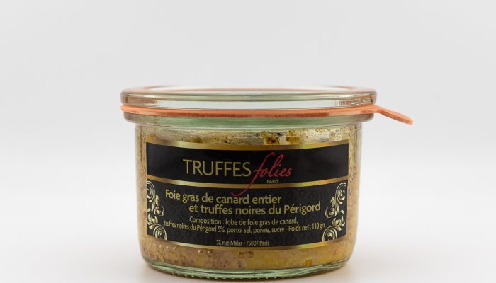 Foie gras de canard du sud-ouest truffe noire du Périgord 130grs