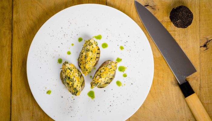 Entrée pour 4 personnes - Macédoine de légumes à la truffe d'été