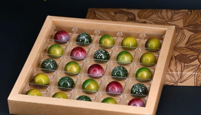 Coffret de bonbons chocolat - 25 pièces