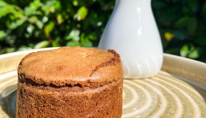 Moelleux au chocolat, crème anglaise maison