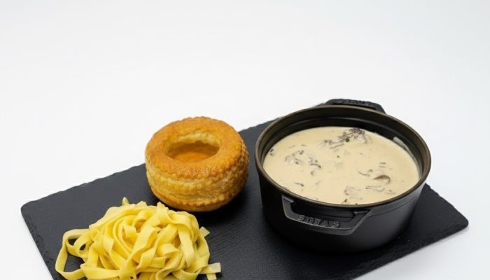 Bouch&eacute;e &agrave; la reine aux ris de veau et morilles