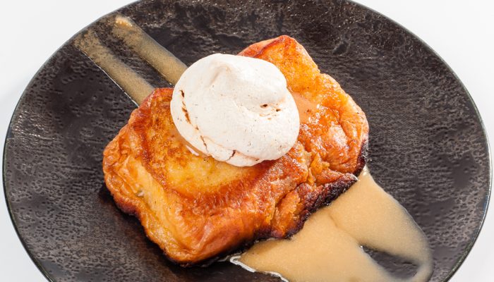 brioche façon pain perdu meringue aux truffes